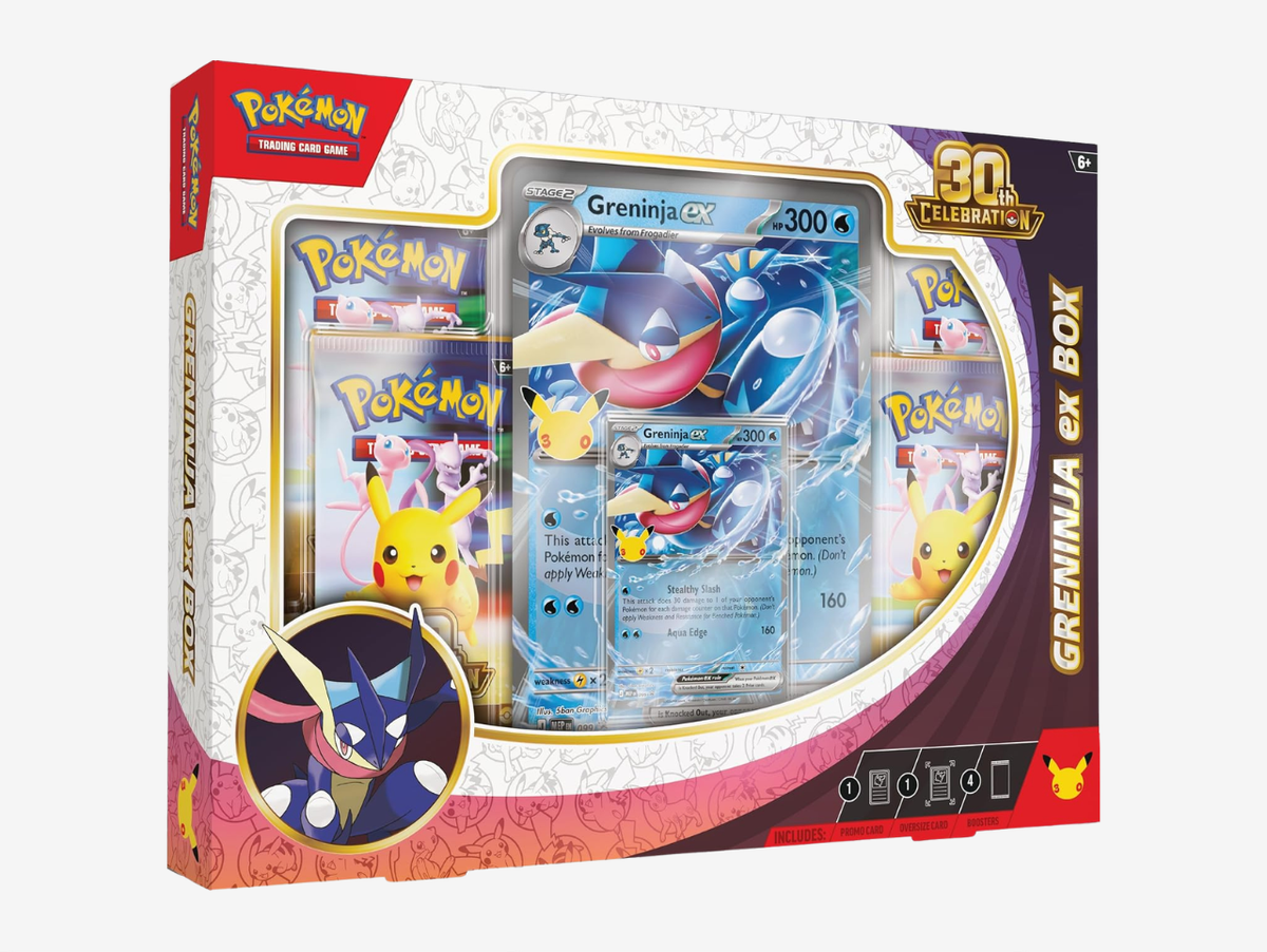 Pokemon TCG 30th Anniversary Greninja EX Box