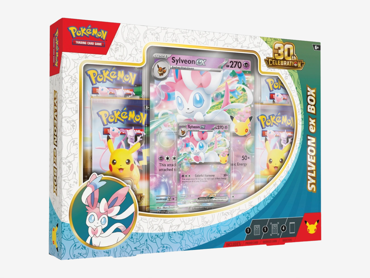 Pokemon TCG 30th Anniversary Sylveon EX Box