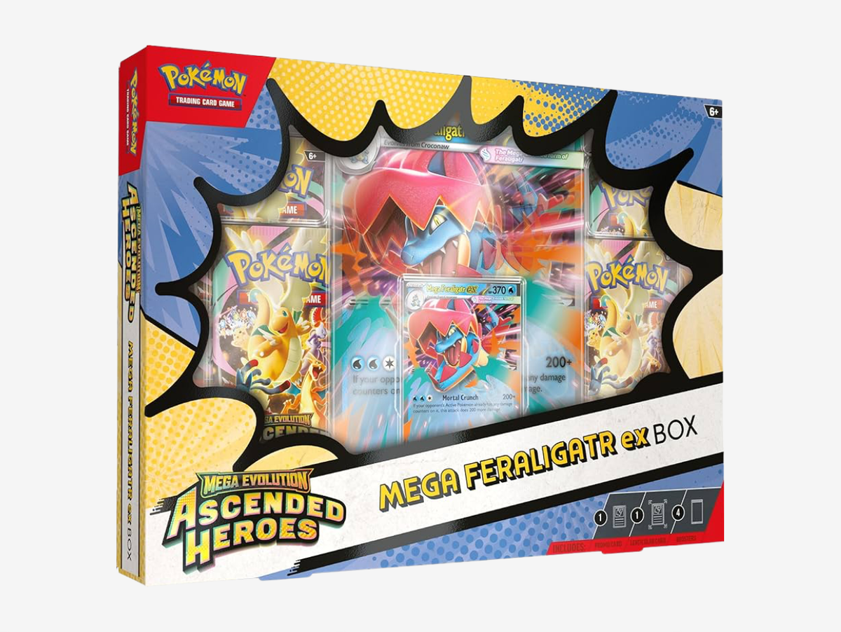 Pokemon TCG Mega Evolution Ascended Heroes Mega Feraligatr EX Box