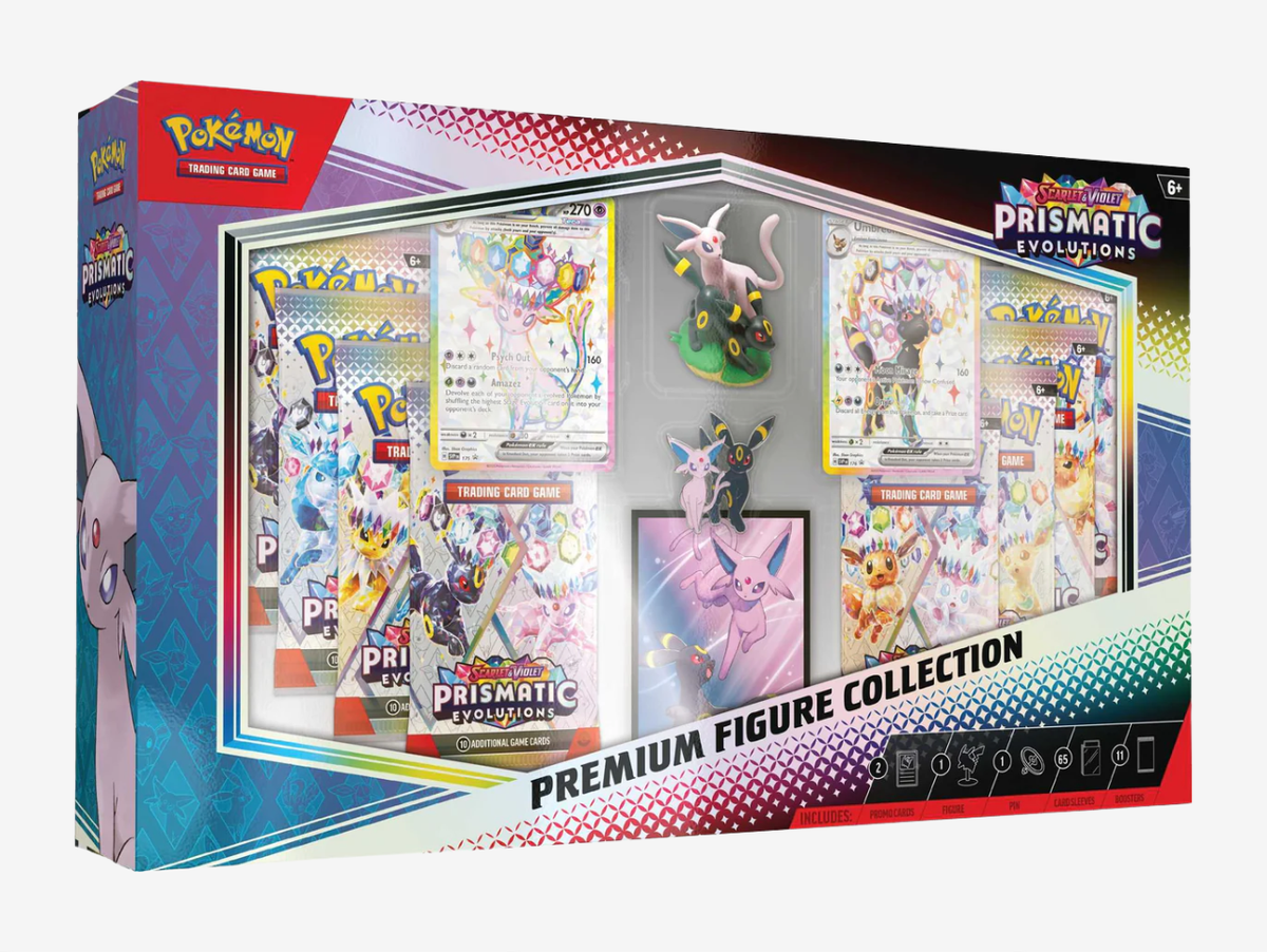 Pokemon TCG Scarlet & Violet Prismatic Evolutions Premium Figure Collection
