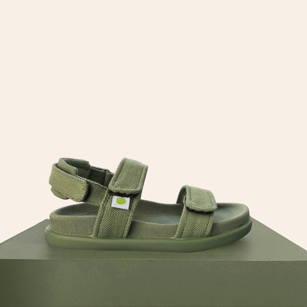 Organic Cotton Sandal - Khaki