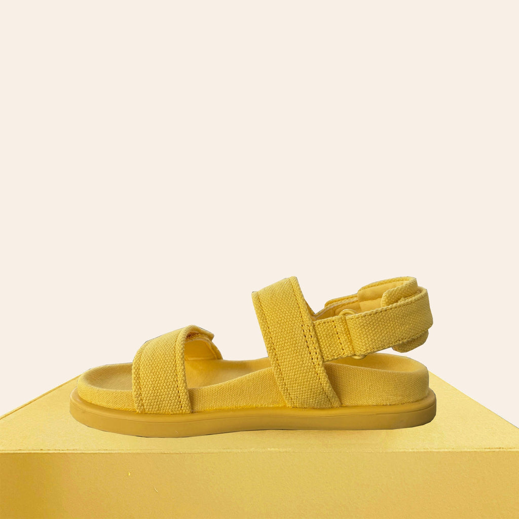 Organic Cotton Sandal - Yellow