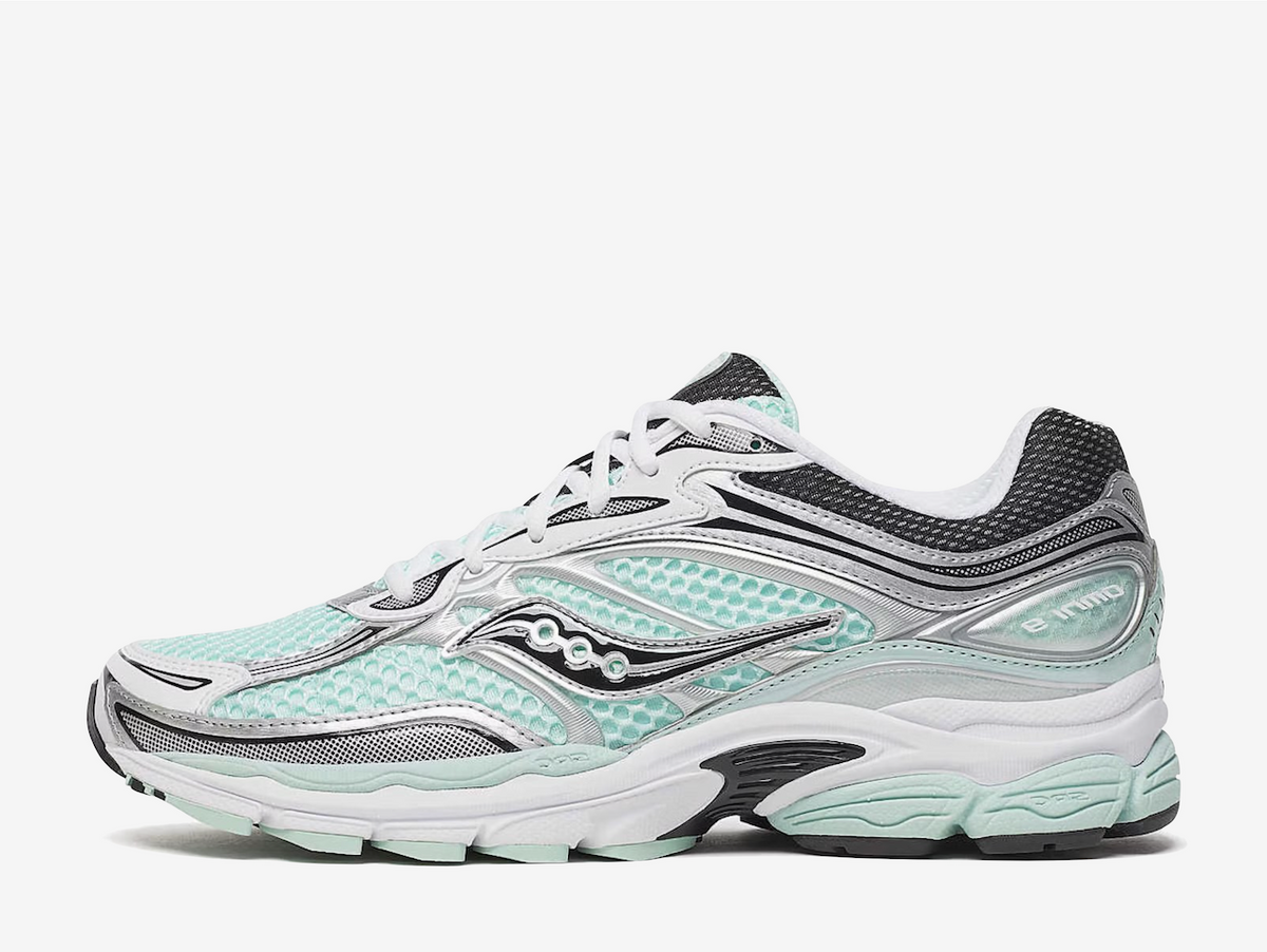 Saucony ProGrid Omni 9 Teal Metallic Silver