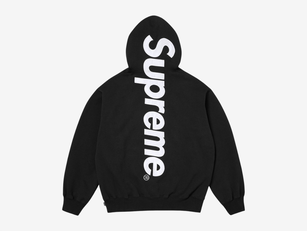 Supreme Appliqué Logo Hoodie Black