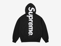 Supreme Appliqué Logo Hoodie Black