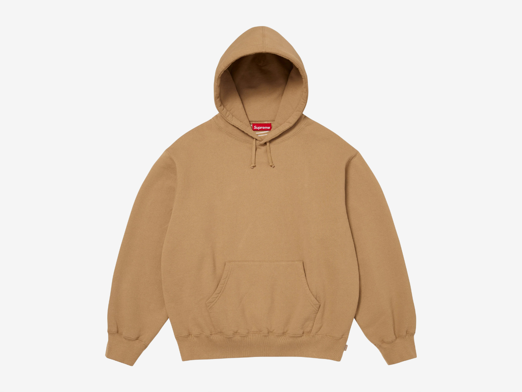 Supreme Appliqué Logo Hoodie Brown