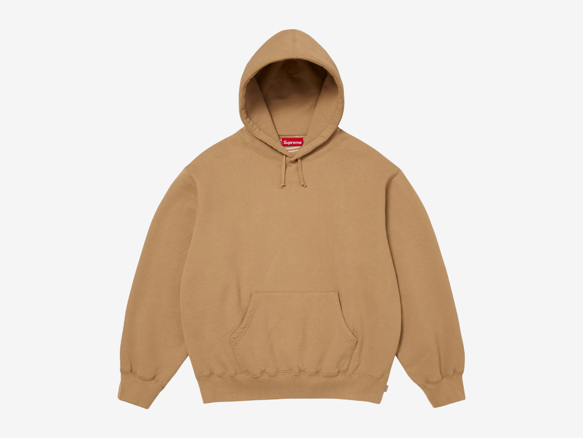 Supreme Appliqué Logo Hoodie Brown