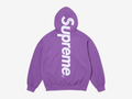 Supreme Appliqué Logo Hoodie Purple