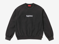 Supreme Cracked Box Logo Crewneck Black