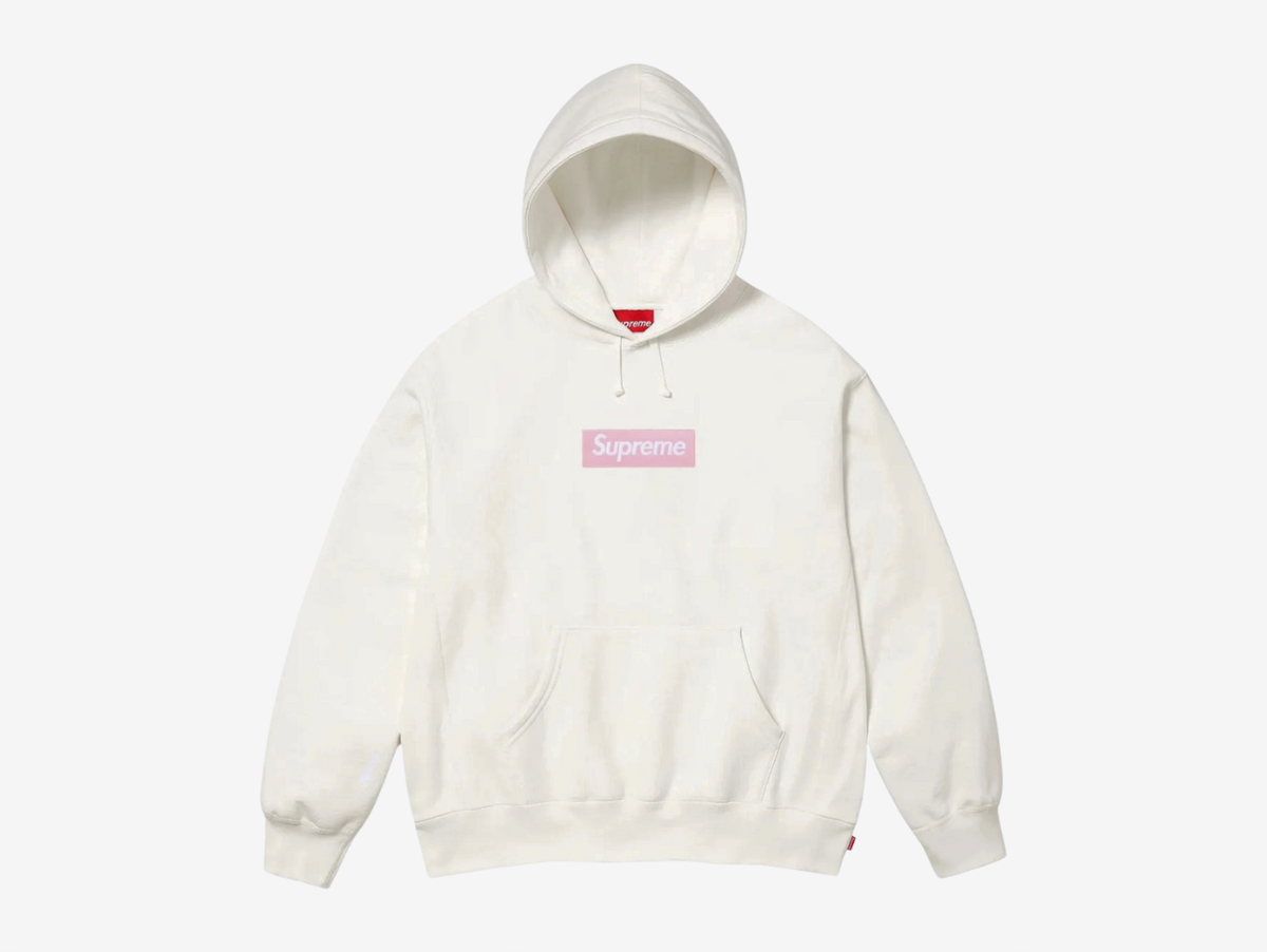 Supreme Box Logo Hoodie White (FW25)