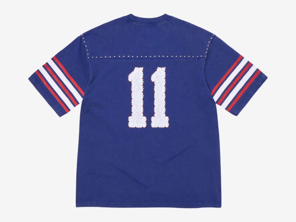 Supreme Studded Football Jersey Blue