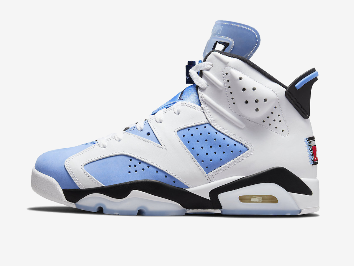 Air Jordan 6 UNC White