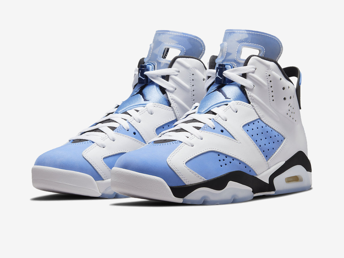 Air Jordan 6 UNC White
