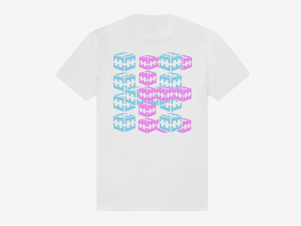 Hyped Economy Cube Logo T-Shirt White